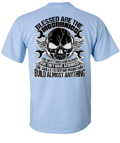 Blessed Are The Mechanics T Shirt, I Love Mechanic T Shirt