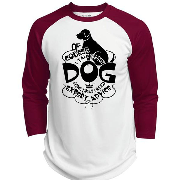 I Talk To My Dog T Shirt, I Love Dog T Shirt, Awesome T-Shirts  (Polyester Game Baseball Jersey)