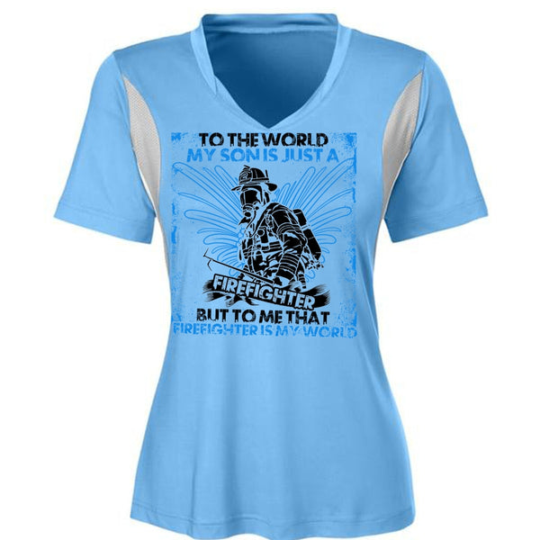 I'm Just A Girl Who Fell In Love T Shirt, I Love Firefighter T Shirt, Awesome T-Shirts