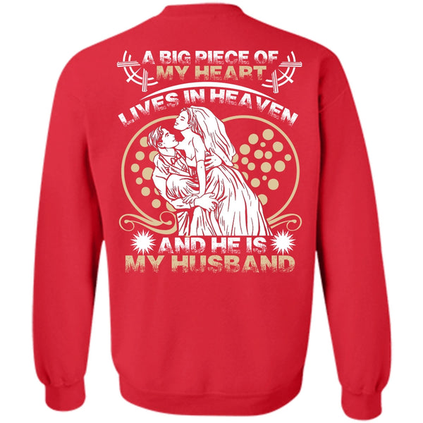 Lives In Heaven T Shirt, I Love Husband Sweatshirt