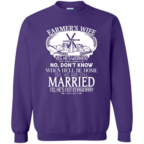 Yes We're Still Married T Shirt, Gift For Farmer's Wife Sweatshirt