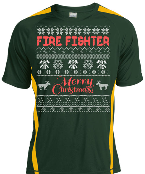 Firefighter Merry Christmas T Shirt, Being A Firefighter T Shirt, Cool Shirt