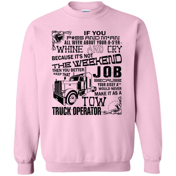 Coolest Trucker T Shirt, Tow Truck Operator Sweatshirt