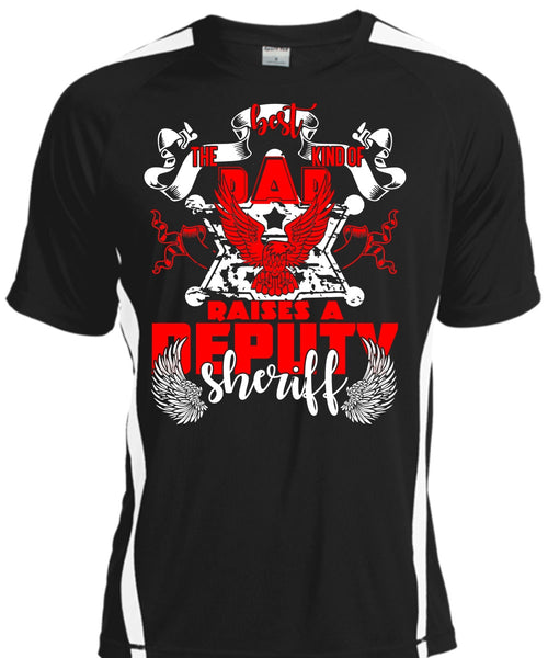 A black t-shirt with the shopify logo