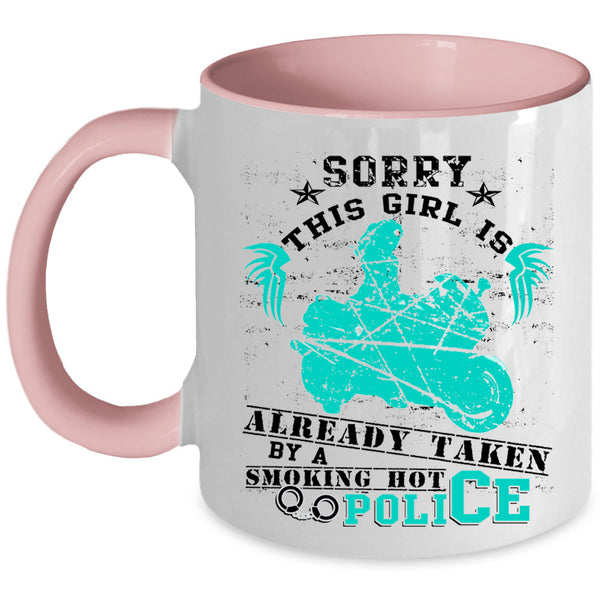 Marrying Coffee Mug, This Girl Is Already Taken By A Hot Police Accent Mug