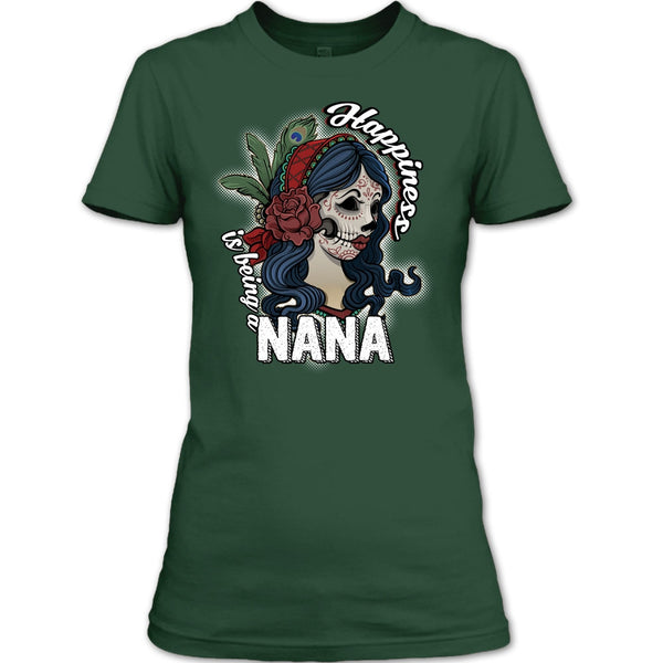 Happiness Is Being A Nana T Shirt, Coolest Nana T Shirt
