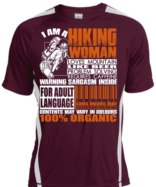 I Am A Hiking Woman T Shirt, Loves Mountain T Shirt, Cool Shirt