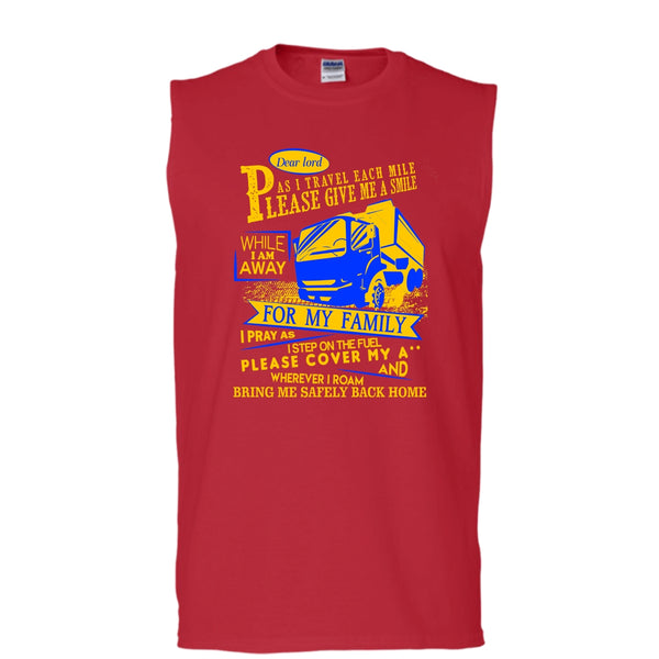 Please Give Me A Smile T Shirt, I Am A Trucker Tank Top (Men's Cotton Sleeveless)