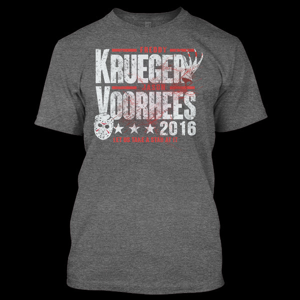 A black t-shirt with the shopify logo