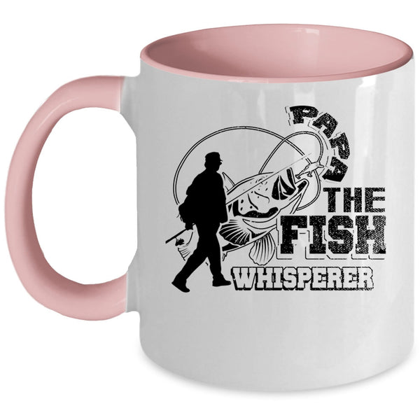 Cool Fishing Dad Coffee Mug, Papa Accent Mug
