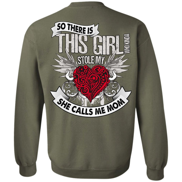 This Girl Stole My Heart T Shirt, I Love Mom Sweatshirt
