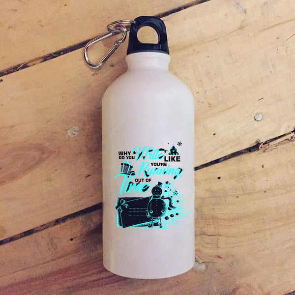 You're Running Out Of Time 20 oz Stainless Steel Bottle,Cute Christmas Outdoor Sports Water Bottle