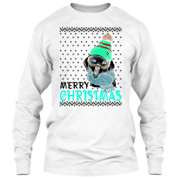 Dog Merry Christmas T Shirt, Coolest Merry Christmas Gift T Shirt