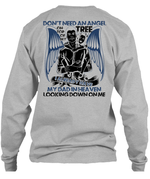 My Dad In Heaven T Shirt, I Love Papa T Shirt