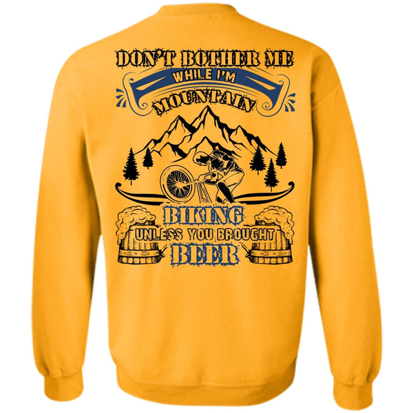 I Love Biker T Shirt, I'm Mountain Biking Sweatshirt