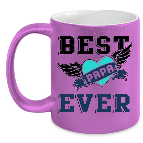 Awesome Gift For Papa Coffee Mug, Best Papa Ever Accent Mug