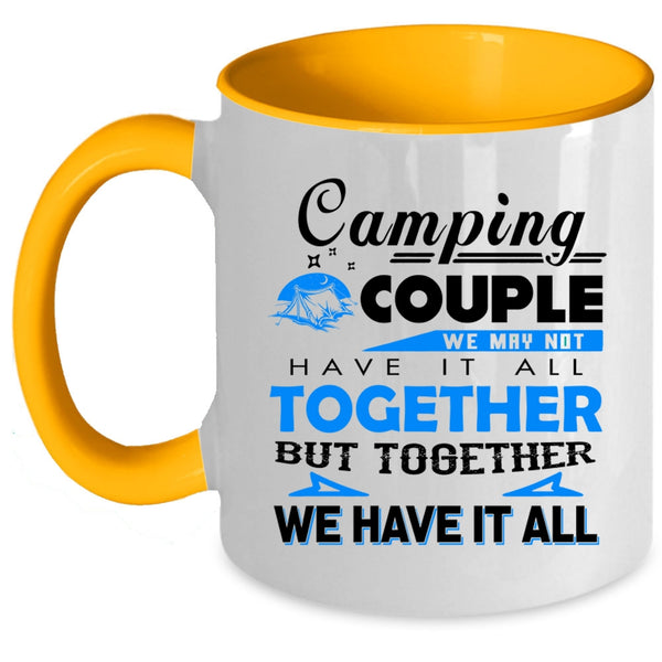 Cool Gift For Couple Coffee Mug, Camping Couple Accent Mug