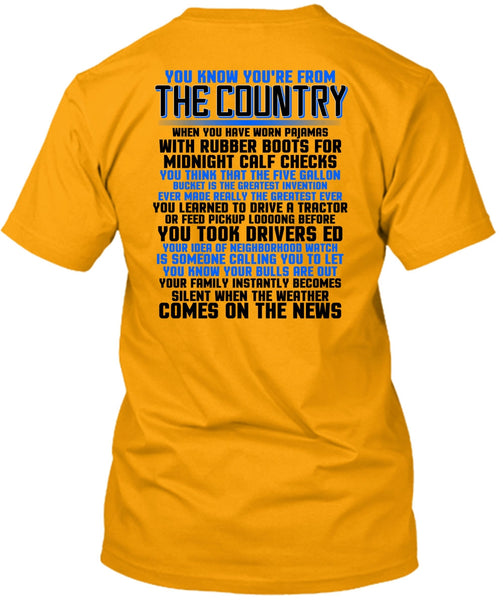 You're From The Country T Shirt, I Love Veteran T Shirt