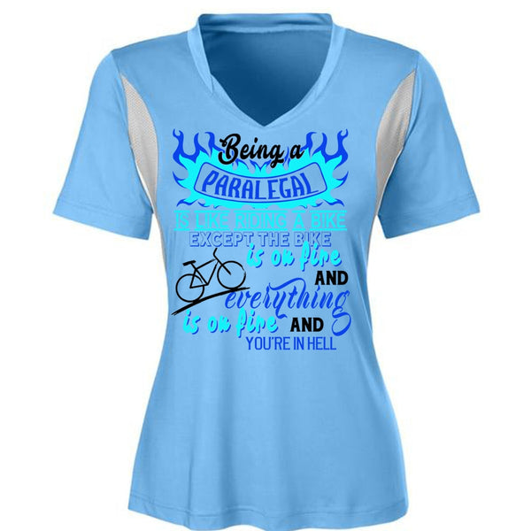 Being A Paralegal Is Like Riding A Bike T Shirt, Career T Shirt