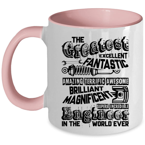 Funny Coffee Mug, Awesome Engineer In The World Ever Accent Mug