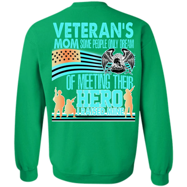 I Love Veteran T Shirt, Veteran's Mom Sweatshirt