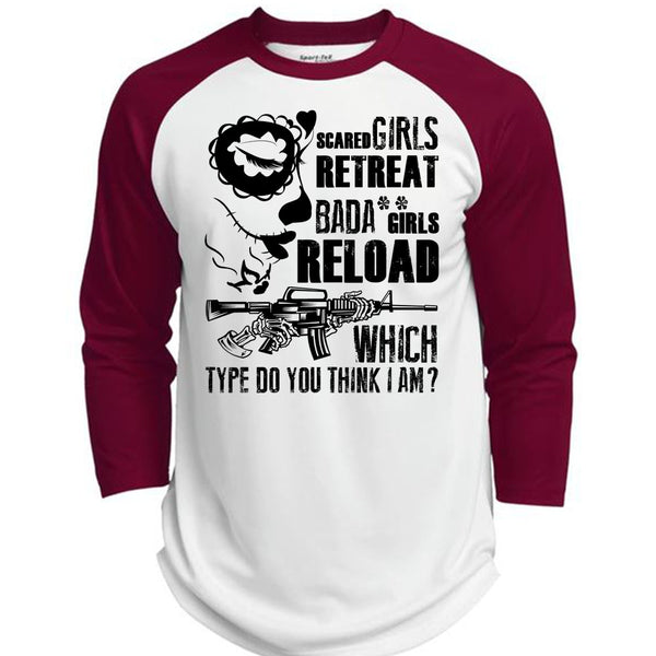 Scared Girls Retreat T Shirt, I Love Gunner T Shirt, Awesome T-Shirts  (Polyester Game Baseball Jersey)