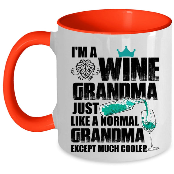 Cool Grandma Coffee Mug, I'm A Wine Grandma Accent Mug