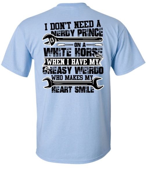 Makes My Heart Smile T Shirt, I Love Mechanic T Shirt