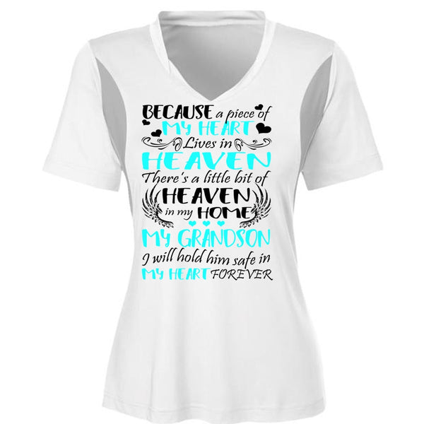 Heaven In My Home My Grandson T Shirt, I Love Grandson T Shirt, Awesome T-Shirts