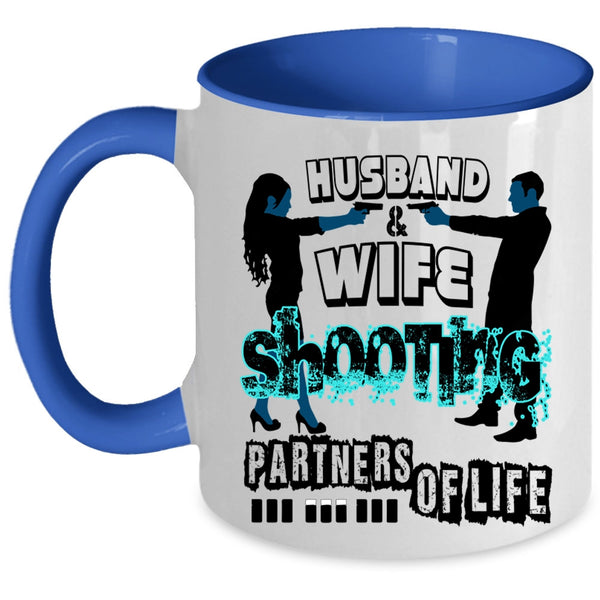 Shooting Partners Of Life Coffee Mug, Husband And Wife Accent Mug
