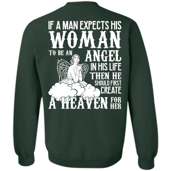 Create A Heaven T Shirt, I Love Wife Sweatshirt
