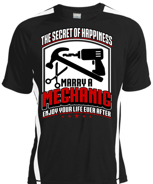 A black t-shirt with the shopify logo