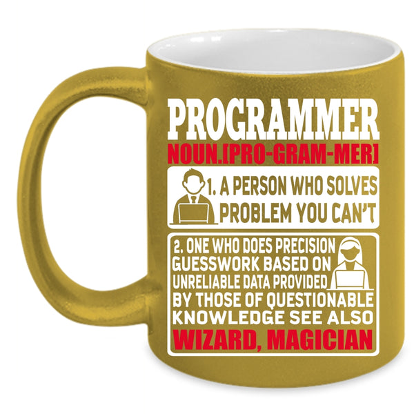 Programmer Coffee Mug, Funny Gift For Programmer Coffee Cup