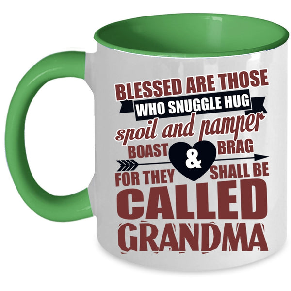 Cute Grandma Coffee Mug, They Shall Be Called Grandma Accent Mug