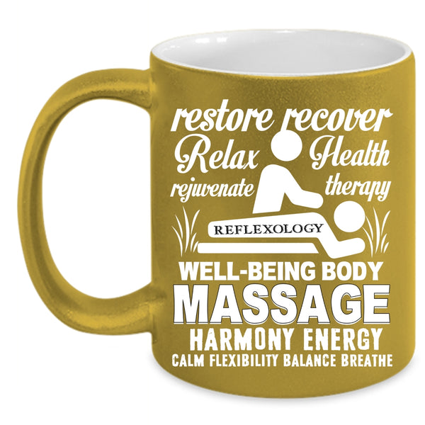 Funny Massage Theralist Coffee Mug, Cool Job Title Coffee Cup