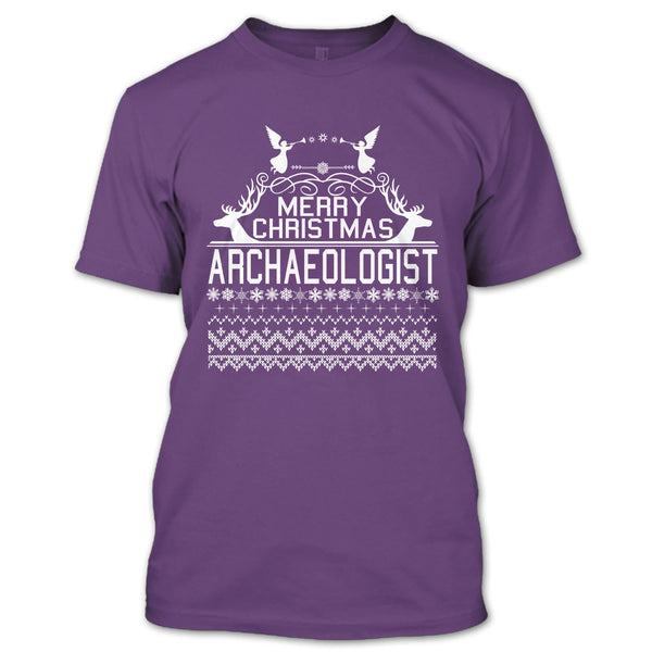 Merry Christmas Archaeologist T Shirt, Coolest Archaeologist T Shirt
