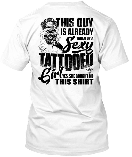 A black t-shirt with the shopify logo