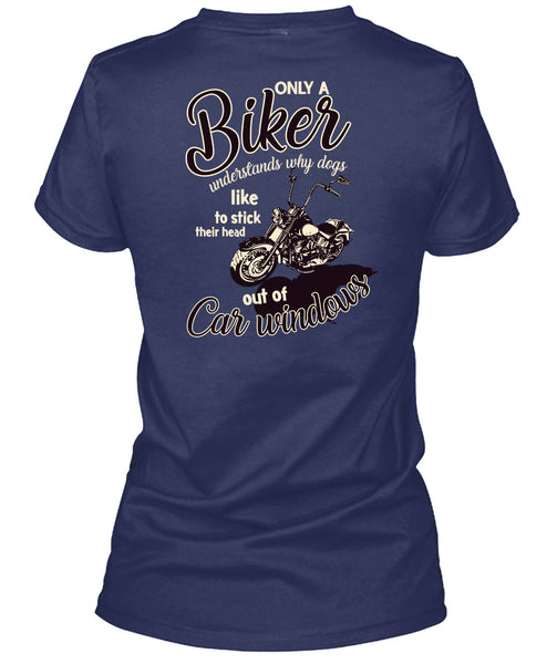 Only A Biker Understands T Shirt, Dogs Like To Stick T Shirt