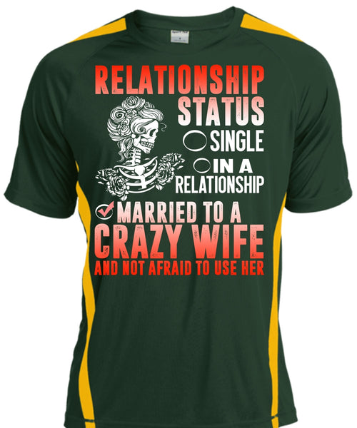 Married To A Crazy Wife T Shirt, Being A Wife T Shirt, Cool Shirt