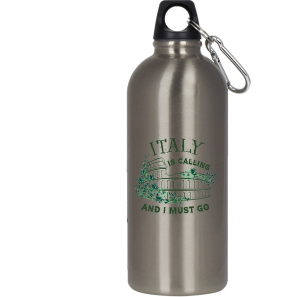 Italy Is Calling And I Must Go 20 oz Stainless Steel Bottle,I Love Italy Outdoor Sports Water Bottle
