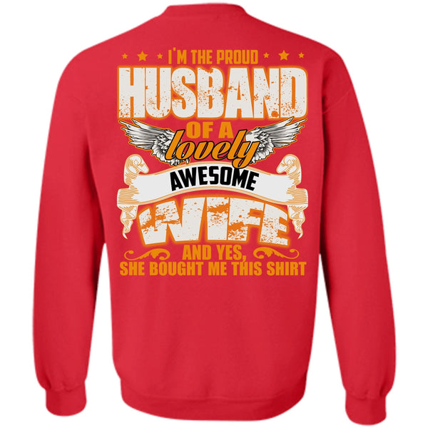 Lovely Awesome Wife T Shirt, I Love Husband Sweatshirt