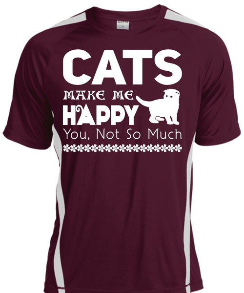 Cats Make Me Happy T Shirt, My Pets T Shirt, My Favorite T Shirt