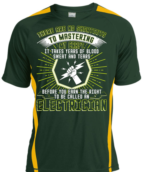 To Be Called An Electrician T Shirt, Sweat And Tears T Shirt, Cool Shirt