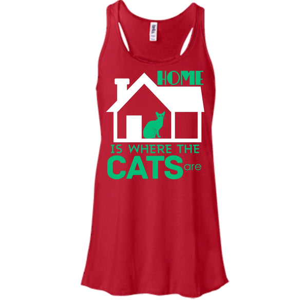 Home Is Where The Cats Shirt, Cool Cat Shirt