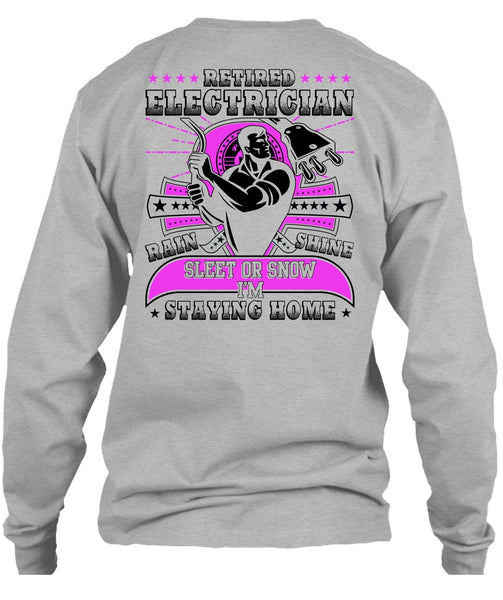 Retired Electrician T Shirt, I Love Electrician T Shirt