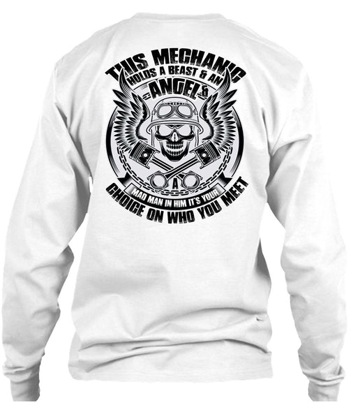 This Mechanic Holds A Beast T Shirt, I Love Mechanic T Shirt