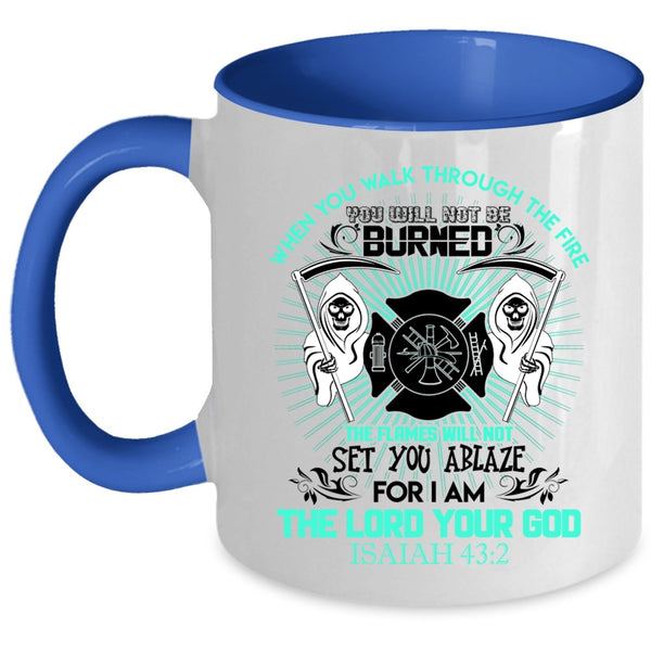 Funny Gift For Fireman Coffee Mug, Best Firefighter Ever Accent Mug