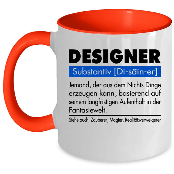 Cool Gift For Designer Coffee Mug, Designer Accent Mug