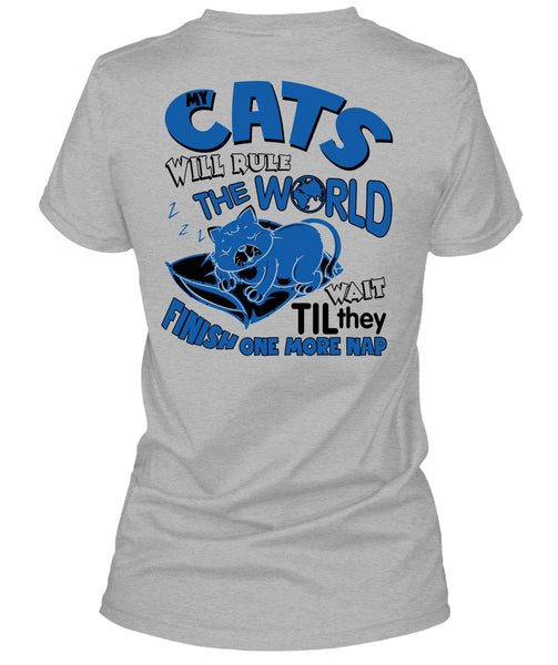 Cat's Will Rule The World T Shirt, I Love My Cat T Shirt