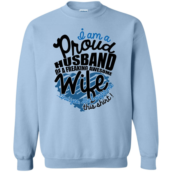 Just Married T Shirt, I Am A Proud Husband Sweatshirt